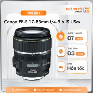 Ống kính Canon EF-S 17-85mm f/4-5.6 IS USM cũ khá