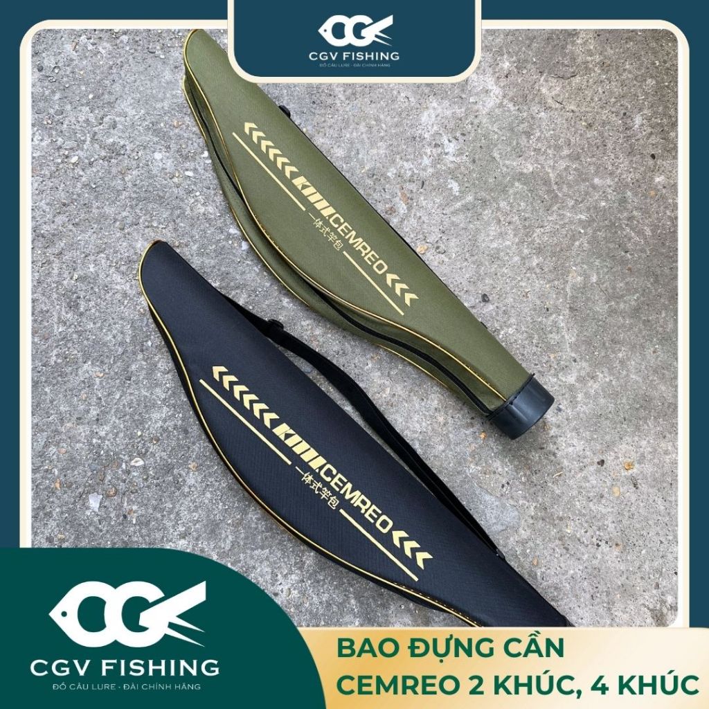 Bao đựng cần CEMREO 4 khúc , 2 khúc đeo chéo giao màu ngẫu nhiên