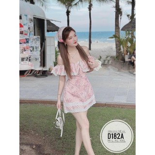 BIGSIZE Đầm hoa trễ vai D182A