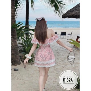 BIGSIZE Đầm hoa trễ vai D182A