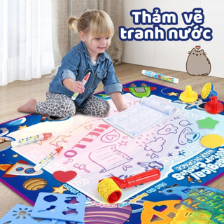 Thảm vẽ nước ma thuật tự xóa, Tranh tô bằng nước màu tự biến mất sau 10 phút , tái sử dụng nhiều lần