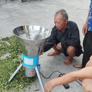 Máy xắt rau muống, máy xắt bèo tây, lục bình cho gia súc gia cầm