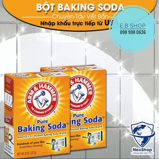 Bột baking soda Cây Búa Muối soda Muối nở hộp giấy, gói chia lẻ