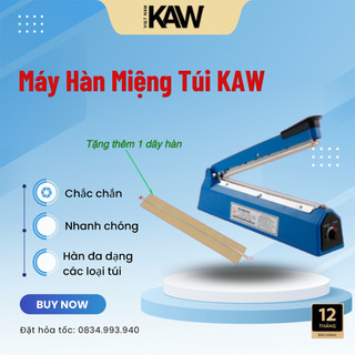 Máy hàn miệng túi dập tay BOSINGWA - KAW PFS 200 300 400 bảo quản thực phẩm,bọc sản phẩm bán hàng