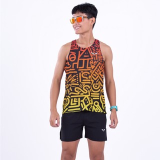 Áo Singlet Chạy Bộ Vui Vẻ 1 Thương Hiệu Gymwolf, Áo Chạy Bộ Cao Cấp, Quick Dry, Nhanh Khô, Co Giãn 4 Chiều