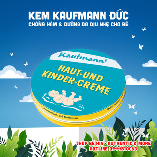 Kem chống hăm Kaufmann Đức, kem dưỡng da chống nẻ cho bé từ sơ sinh, 75ml