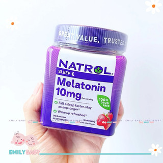 [Bán lẻ] Kẹo dẻo hỗ trợ giấc ngủ Natrol Biotin vị dâu