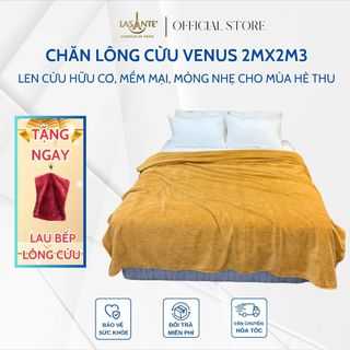 Chăn lông tuyết 1 lớp 2mx2m3 Lasante VENUS dùng cho mùa hè thu