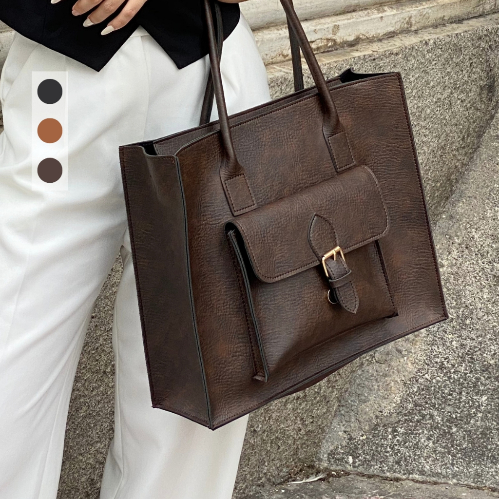 Túi Xách Công Sở Da Nữ (3 MÀU) Đựng Laptop Thời Trang, size to đi làm học đi dạy A4 BEBE Limi bags