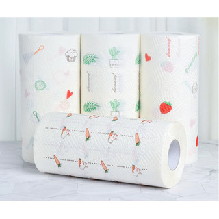 Cuộn Khăn Giấy Thấm Dầu Hình Củ Quả