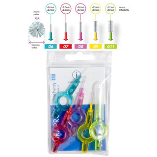 Bộ tăm chải kẽ răng Curaprox mixed set CPS 150
