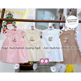 Váy Dokma cotton mềm mát cho bé gái 1-6yp