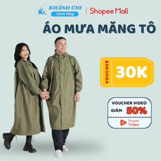  Áo mưa Mangto CÓ KHÓA kéo siêu bền Khánh Chi cao cấp không ngấm nước 