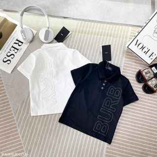 Áo Polo Bbr Dập Nổi Cho Bé Trai Gen Z 12-45kg