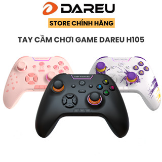 Tay cầm game không dây DAREU H101X / H105 (Dual Mode: Type-C, Bluetooth) pin dùng siêu bền
