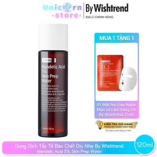 Dung Dịch Tẩy Tế Bào Chết By Wishtrend Mandelic Acid 5% Skin Prep Water 120ml