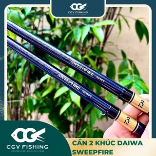 Cần câu lure 2 khúc daiwa sweepfire - hàng chính hãng daiwa việt nam