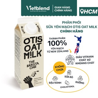 Sữa Yến Mạch OTIS OAT MILK Hộp 1 Lít Đậm Vị Yến Mạch, Sánh Mịn