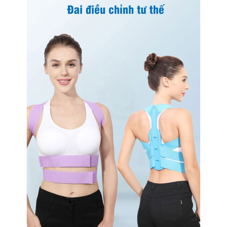 Đai Chống Gù Lưng Nam Nữ Có Nẹp Dành Cho Mọi Lứa Tuổi Cố Định Cột Sống, Điều Chỉnh Tư Thế - Chính Hãng MKSTAR