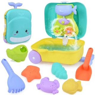 Bộ đồ chơi vali xúc cát đi biển