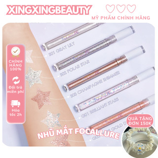 Bút nhũ mắt kim tuyến FOCALLURE Chính Hãng nhũ mắt, bắt sáng mắt lấp lánh chống thấm nước 1.5g