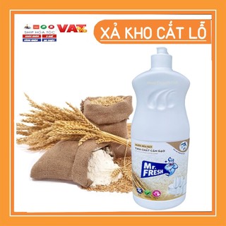 Nước rửa bát MR.FRESH TINH DẦU QUẾ,Cám gạo,Trà xanh 820ML