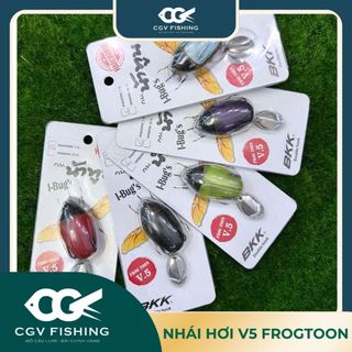 Nhái hơi frog toon – cánh cam v5 | 7g nổi giao màu ngẫu nhiên