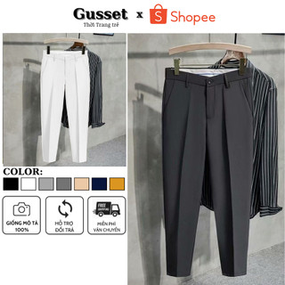 Quần âu, quần tây nam, thiết kế dáng côn trẻ thời trang, chất vải không xù không nhăn