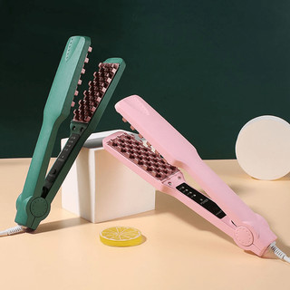 Máy Bấm Xù Dập Phồng Tóc Chân Vuông JE 213 / 817 Cao Cấp. 5 mức nhiệt hàng chính hãng bảo hành 12 tháng