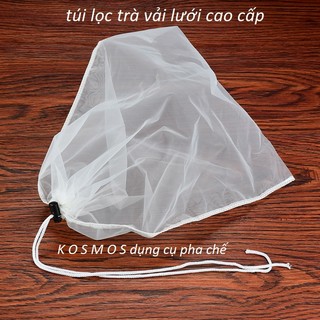 Túi lọc trà - lọc cặn bột sữa hạt vải lưới 3 kích thước