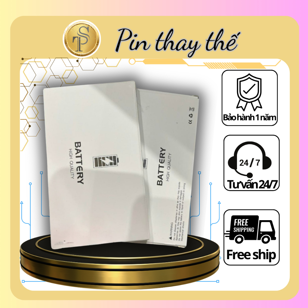 Pin thay thế dung lượng cao Battery hộp trắng tương thích, an toàn với Ip 6 thường đến 13 Pro Max.