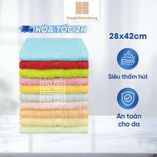 Khăn Tay Macio HB31 Chất Liệu Cotton Đủ Màu Sắc Mềm Mịn Thấm Hút Tốt Bền Bỉ Chắc Chắn An Toàn Kích Thước 28x42cm