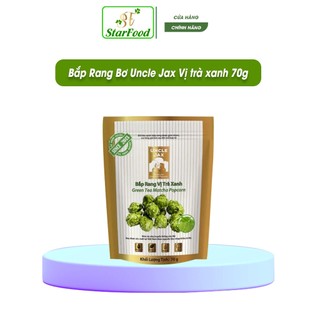 Bắp rang bơ vị trà xanh uncle jax size 70gr