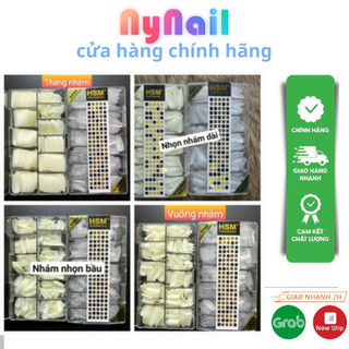 Móng úp HSM, form thang, màu trong , màu đục ( form chuẩn đẹp ) chuyên dụng