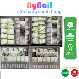 Móng úp HSM, form thang, màu trong , màu đục ( form chuẩn đẹp ) chuyên dụng