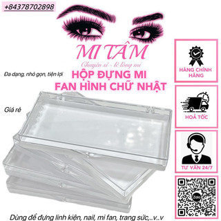 Hộp đựng mi fan, hộp đựng nail,móng giả
