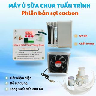 Máy ủ sữa chua thông minh, tạo nhiệt bằng sợi cacbon, thương hiệu Tuấn Trình