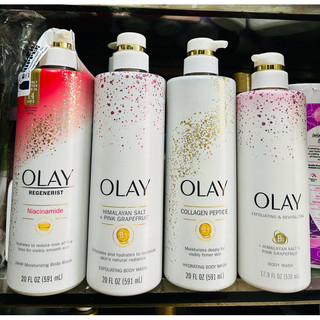 Sữa Tắm Olay muối hồng, collagen  530ml, 591ml