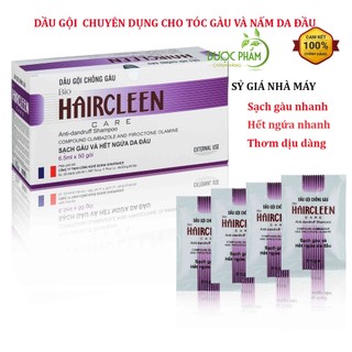 Dầu gội HairCleen, dầu gội Hair Cleen dành riêng cho tóc gàu, nấm da đầu nhiều hộp 50 gói