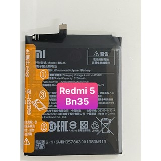 Pin zin điện thoại xiaomi redmi 5- mã bn35/ dung lượng 3300mah