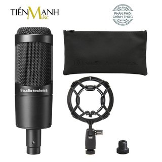 Micro at2035 audio technica mic thu âm phòng studio, microphone cardioid at-2035