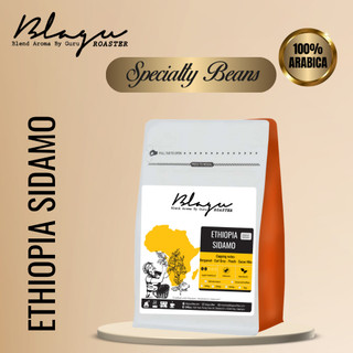 Cà phê blagu hạt đã rang, ethiopia sidamo g4 | dòng cà phê cao cấp | 100% arabica - heirloom | medium 100g, 250g