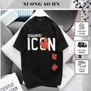 Áo thun DSQUARED2 063 Nam Siêu Cấp Hai Màu Đen Trắng Chất Liệu Cotton Thời Trang Nam