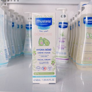 Kem Dưỡng Da Mặt Cho Bé Mustela Hydra Bebe Facial Cream 40ml