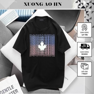 Áo thun DSQUARED2 nam nữ in chữ xếp tầng-Hàng siêu cấp in hình siêu nét