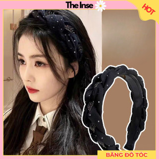 Băng đô cài tóc hàn quốc gắn đá cao cấp THE INSE bờm tóc nữ sang trọng băng đô tóc tạo kiểu CE126