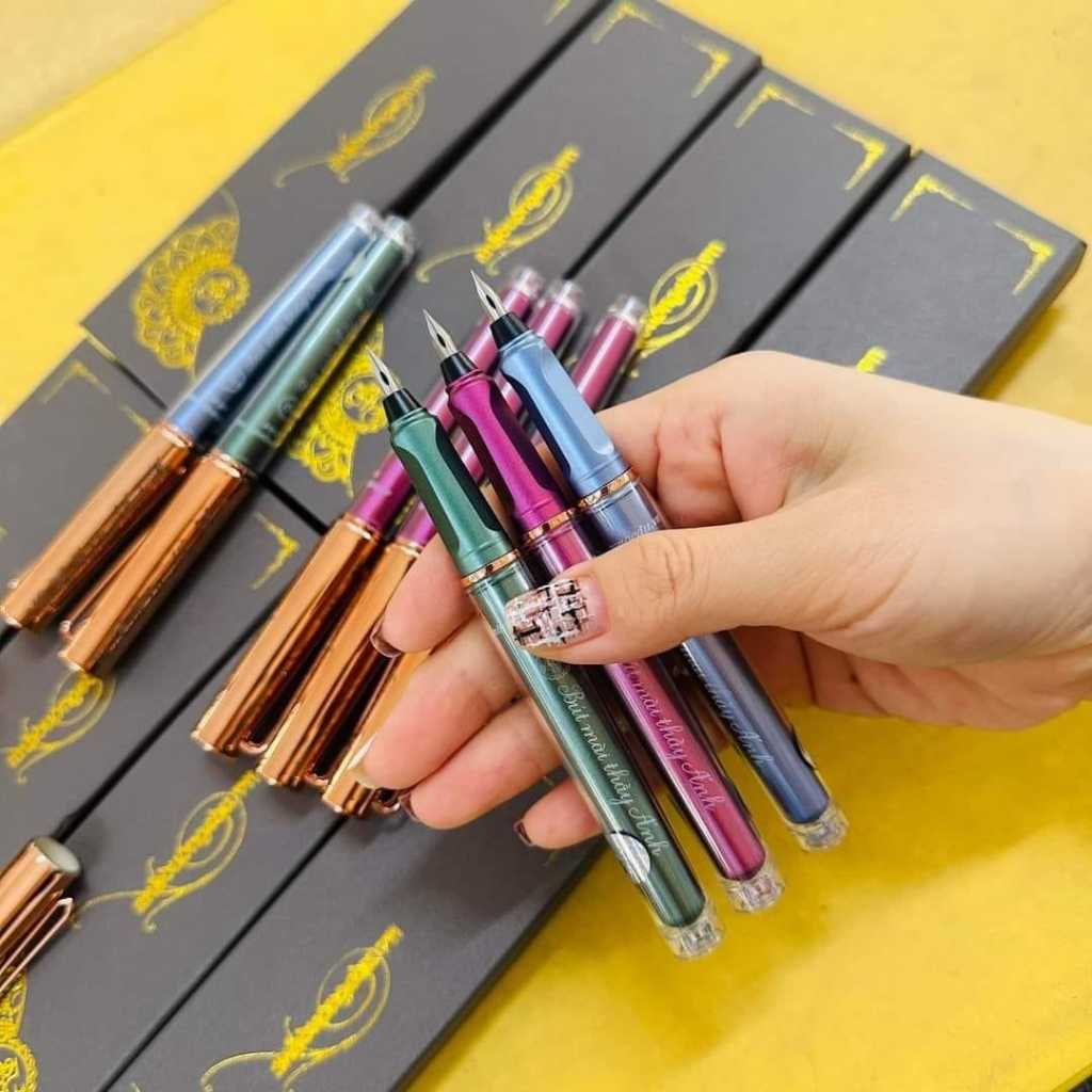 Bút mài thầy Ánh sh084 ngòi lá tre siêu cấp - tự tạo thanh đậm - hàng chính hãng 