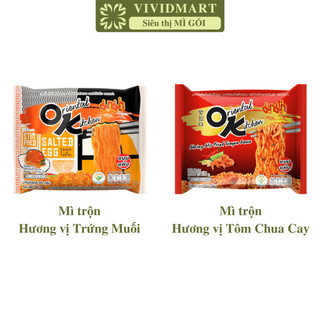 [GÓI LẺ] - MAMA OK - Mì xào Mama OK 2 vị: Trứng Muối, Tomyum Chua Cay (85g/gói) - Mì xào Thái Lan, Mì trộn Mama ăn liền