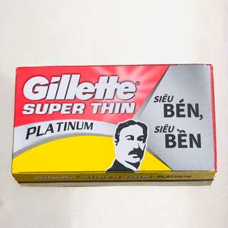 Lưỡi lam GILLETTE Super Thin Platinum hộp 100 cái