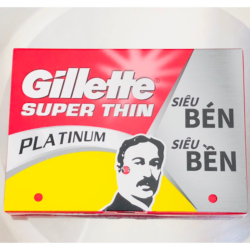 Lưỡi lam GILLETTE Super Thin Platinum hộp 100 cái